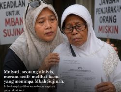 Aktivis perempuan dan anak, Mulyati, menyampaikan keprihatinannya atas kasus sengketa warisan yang dialami Mbah Sujinah.