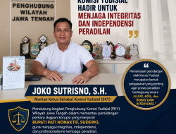 Joko Sutrisno Dukung Komisi Yudisial Awasi Sidang Dugaan Korupsi Bupati Pati Nonaktif