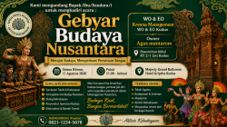 Jelang Gebyar Budaya Nusantara, Panitia Matangkan Persiapan Bersama Kresna Management WO & EO