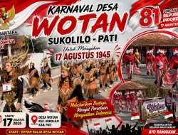 Karnaval Desa Wotan Sukolilo Pati Semarakkan HUT ke-81 RI, Tradisi dan Kreativitas Warga Tumpah ke Jalan