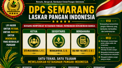 DPC Laskar Pangan Indonesia Kota Semarang Resmi Terbentuk, Perkuat Gerakan Ketahanan Pangan di Tingkat Daerah