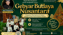Gebyar Budaya Nusantara Siap Digelar di Kudus, Angkat Spiritualitas dan Budaya sebagai Fondasi Kepemimpinan Bangsa