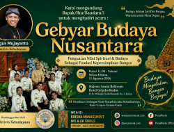 Gebyar Budaya Nusantara Siap Digelar di Kudus, Angkat Spiritualitas dan Budaya sebagai Fondasi Kepemimpinan Bangsa