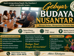 Dipimpin Agus Mujayanto, Panitia Matangkan Persiapan Gebyar Budaya Nusantara di Kudus