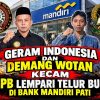 Demang Wotan dan GERAM Indonesia Kecam Aksi Lempar Telur Busuk ke Bank Mandiri Pati: Aspirasi Jangan Berubah Jadi Anarkisme